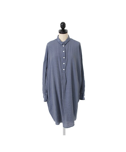 URBAN RESEARCH Sonny Label(アーバンリサーチサニーレーベル)の「ストライプシャツワンピース(ワンピース/ドレス・レディース・ネイビー/ベージュ・FREE)」の5枚目の写真