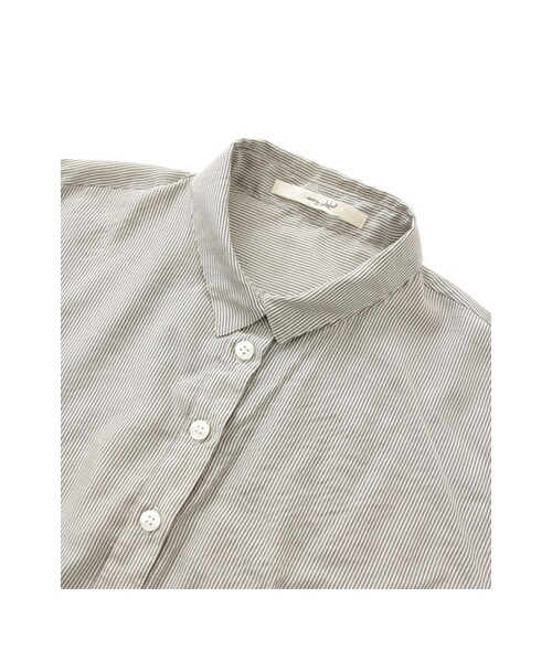 URBAN RESEARCH Sonny Label(アーバンリサーチサニーレーベル)の「ストライプシャツワンピース(ワンピース/ドレス・レディース・ネイビー/ベージュ・FREE)」の8枚目の写真