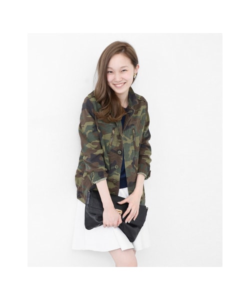 URBAN RESEARCH（アーバンリサーチ）の「F-2カモフラジャケット（ジャケット/アウター・レディース・カモフラ・FREE）」の2枚目の写真