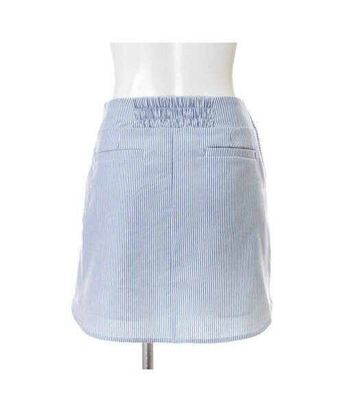 31 Sons de mode（トランテアン　ソン　ドゥ　モード）の「シャツ袖付きストライプスカート（スカート・レディース・ネイビー/イエロー/ミント・３６/３８）」の5枚目の写真