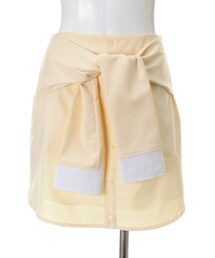 31 Sons de mode | シャツ袖付きストライプスカート(スカート)