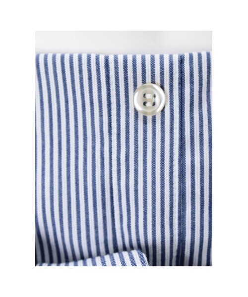 31 Sons de mode（トランテアン　ソン　ドゥ　モード）の「シャツ袖付きストライプスカート（スカート・レディース・ネイビー/イエロー/ミント・３６/３８）」の7枚目の写真