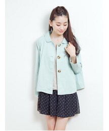 earth music&ecology | カラフルショートコート(ジャケット/アウター)