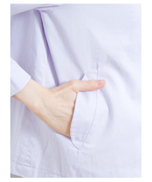 earth music&ecology（アースミュージックアンドエコロジー）の「カラフルショートコート（コート　・レディース・ラベンダー/ネイビー/ピンク/ベージュ/ミント・M/S）」の11枚目の写真