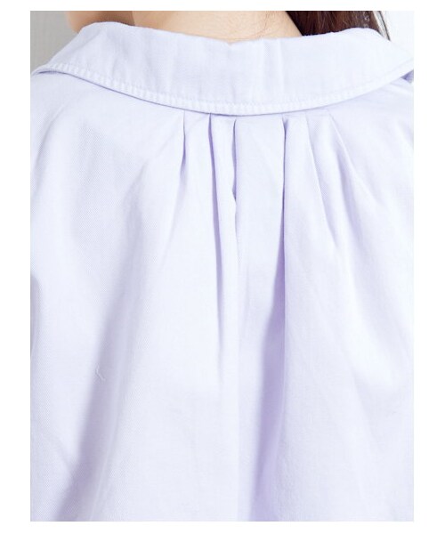 earth music&ecology（アースミュージックアンドエコロジー）の「カラフルショートコート（コート　・レディース・ラベンダー/ネイビー/ピンク/ベージュ/ミント・M/S）」の9枚目の写真