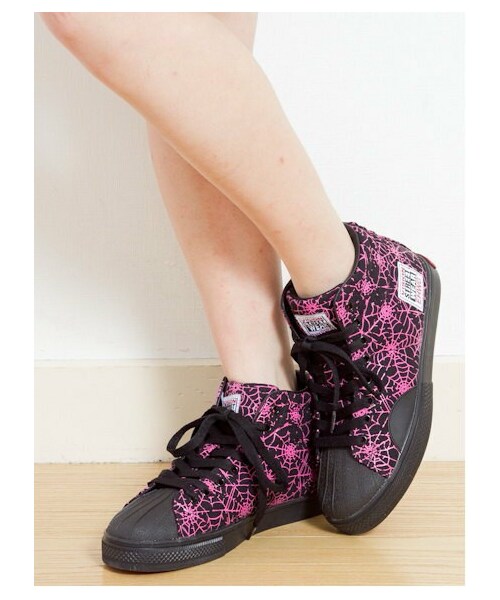 E hyphen world gallery（イーハイフンワールドギャラリー）の「VISIONスパイダースニーカー（スニーカー・レディース・オフホワイト/ピンク/ブルー・L/M/S）」の10枚目の写真
