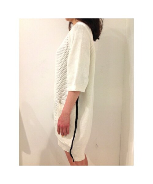 REKISAMI（レキサミ）の「サイドラインニットワンピース（）」 - WEAR
