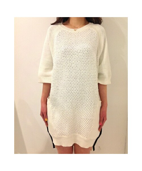 REKISAMI（レキサミ）の「サイドラインニットワンピース（）」 - WEAR