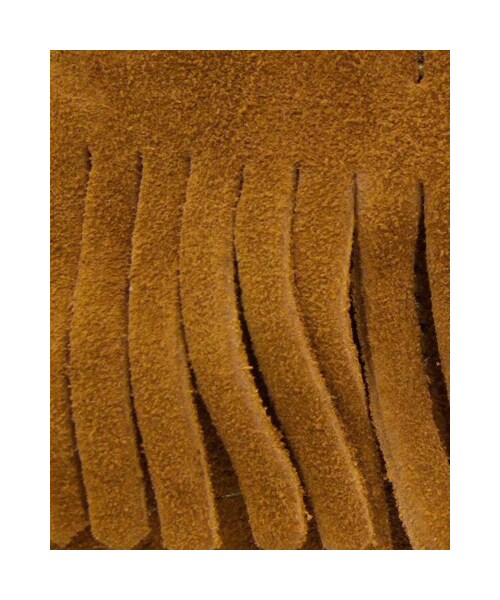 Minnetonka（ミネトンカ）の「【MINNETONKA】コンチョフェザースエードフリンジショートブーツ●メール便不可●（ブーツ・レディース・トープ/ブラック/ブラウン・8(L)/9(LL)/6(S)/7(M)）」の10枚目の写真