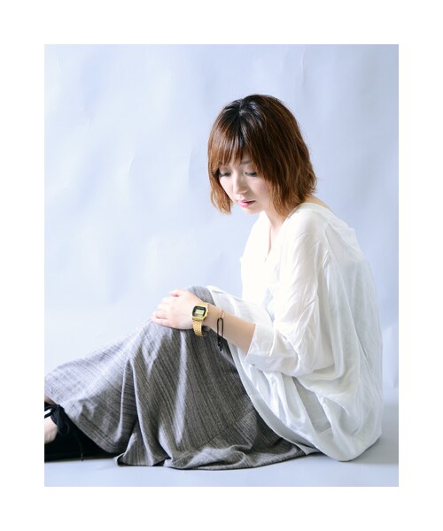 CASIO（カシオ）の「【casio/カシオ】データバンクブレスウォッチ●メール便不可●（腕時計・レディース・ゴールド・フリー）」の3枚目の写真