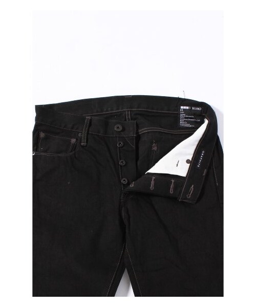 EDIFICE（エディフィス）の「KURO GRAPHITE ONE WASH BLACK（デニムパンツ・メンズ・ブラック・29/30/31/32/33）」の12枚目の写真