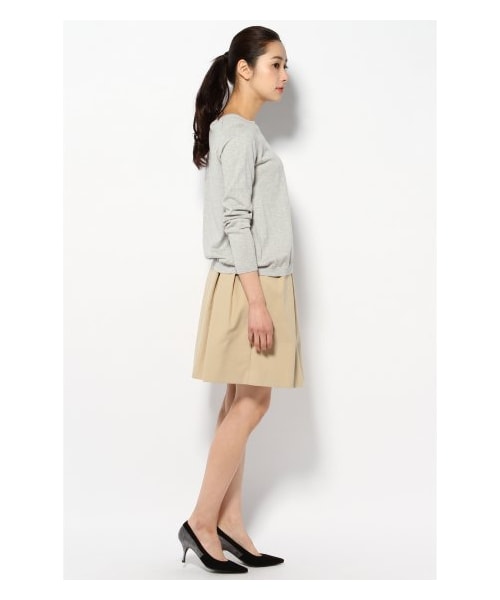 plage（プラージュ）の「イレギュラーヘム SK（ひざ丈スカート・レディース・ネイビー/ベージュ・36/38）」の5枚目の写真