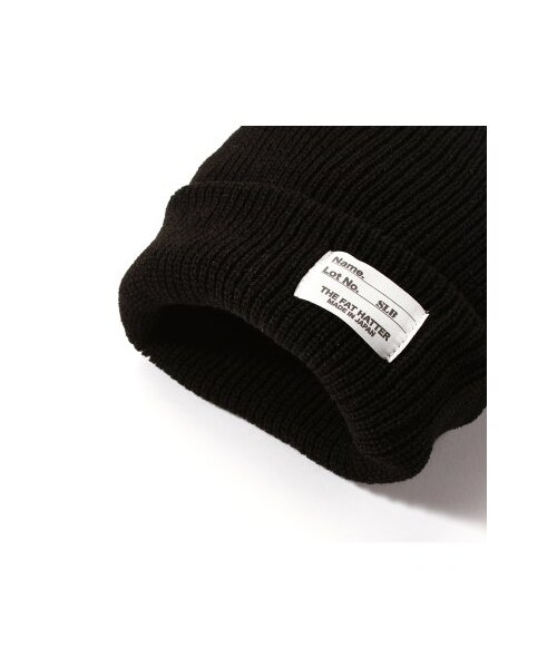 SLOBE IENA(スローブイエナ)の「ニットキャップ(ニットキャップ・レディース・ネイビー/ピンク/レッド/サックスブルー/ブルー A/ブラック/ナチュラル/ピンク A・フリー)」の10枚目の写真