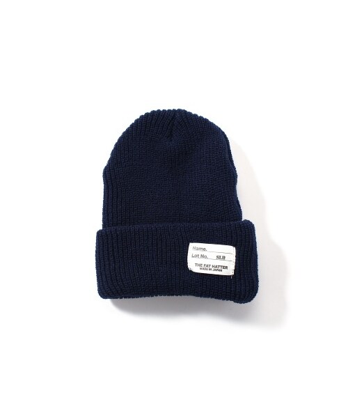 SLOBE IENA(スローブイエナ)の「ニットキャップ(ニットキャップ・レディース・ネイビー/ピンク/レッド/サックスブルー/ブルー A/ブラック/ナチュラル/ピンク A・フリー)」の3枚目の写真
