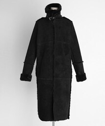 DHOLIC（ディーホリック）の「ネックベルトフェイクムートンコート