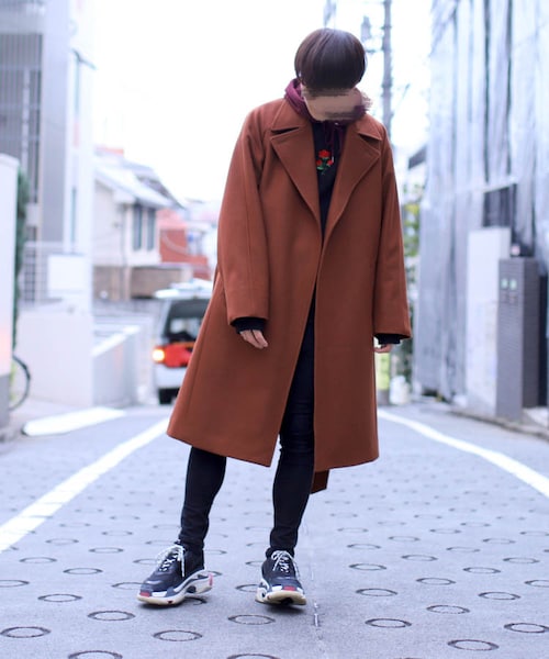 LIDNM(リドム)の「ライトメルトンラップコート【ブラウン】(その他アウター・メンズ・ブラウン・S.M.L)」の14枚目の写真