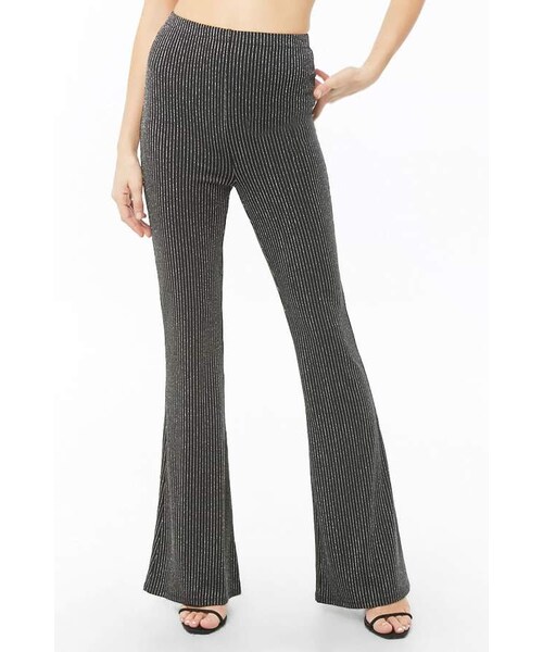 forever 21 striped flare pants