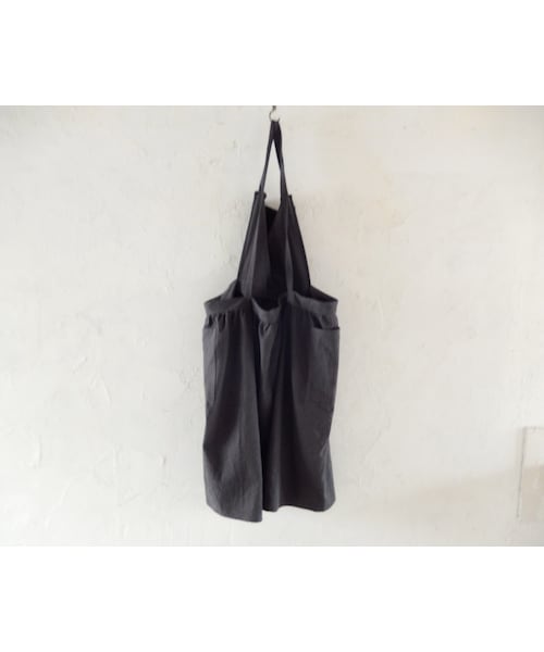 Handmade（ハンドメイド）の「COCOLO Linen Dress apron（Grey)（エプロン・レディース・その他）」の4枚目の写真