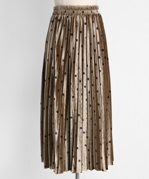 DHOLIC | ドットベロアプリーツスカート(スカート)