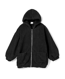 GRL | BIGシルエットボアジップパーカー(パーカー)