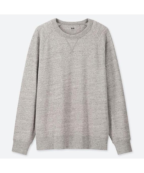 UNIQLO（ユニクロ）の「スウェットシャツ（長袖）（パーカー・メンズ・YELLOW 43/LIGHT GRAY 02/NAVY 69/GRAY 03/BLACK 09/BLUE 67・S/3XL/L/XXL/XS/4XL/M/XL）」の3枚目の写真