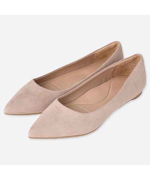 UNIQLO（ユニクロ）の「ポインテッドフラットシューズ（その他シューズ・レディース・BLACK 09/BEIGE 31/GRAY 03/PURPLE 74・23/24.5/25/22.5/24/23.5）」の3枚目の写真