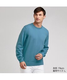 UNIQLO | スーピマコットンクルーネックセーター（長袖）(ニット/セーター)