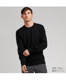 UNIQLO | スーピマコットンクルーネックセーター（長袖）(ニット/セーター)