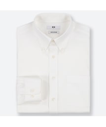 UNIQLO | ファインクロススーパーノンアイロンシャツ（ボタンダウン・長袖）(シャツ/ブラウス)