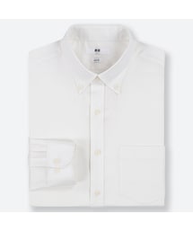 UNIQLO | ファインクロスストレッチスリムフィットオックスフォードシャツ（ボタンダウン・長袖）(シャツ/ブラウス)