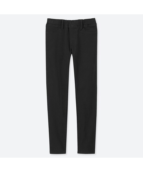 UNIQLO（ユニクロ）の「GIRLS ウルトラストレッチスキニーフィットパンツ（その他パンツ・キッズ・OFF WHITE 01/BLACK 09/PINK 12・130/150/140/100/110/120/160）」の2枚目の写真
