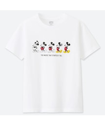 UNIQLO | BOYS セレブレイト ミッキー グラフィックＴ（半袖）(Tシャツ/カットソー)