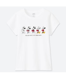 UNIQLO | GIRLS セレブレイト ミッキー グラフィックＴ（半袖）(Tシャツ/カットソー)