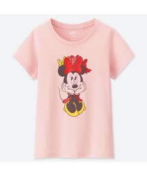 UNIQLO | GIRLS セレブレイト ミッキー グラフィックT(半袖)(Tシャツ/カットソー)