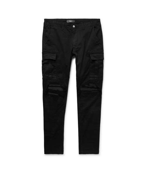 AMIRI（アミリ）の「AMIRI Black Mx1 Slim-Fit Tapered Stretch-Cotton