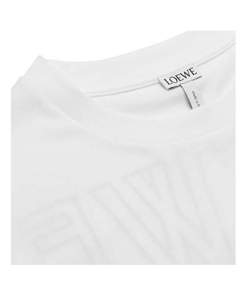LOEWE(ロエベ)の「Loewe Slim-Fit Printed Cotton-Jersey T-Shirt(Tシャツ/カットソー・メンズ・White・XS/S/M/L)」の5枚目の写真