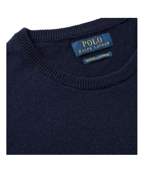 POLO RALPH LAUREN（ポロ ラルフ ローレン）の「Polo Ralph Lauren Cashmere Sweater（ニット/セーター・メンズ・Blue・M/L/S/XL/XXL）」の4枚目の写真