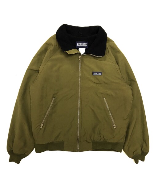 Lands' End（ランズエンド）の「LANDS' END / Nylon Fleece Jacket / Khaki / Used（ダウン