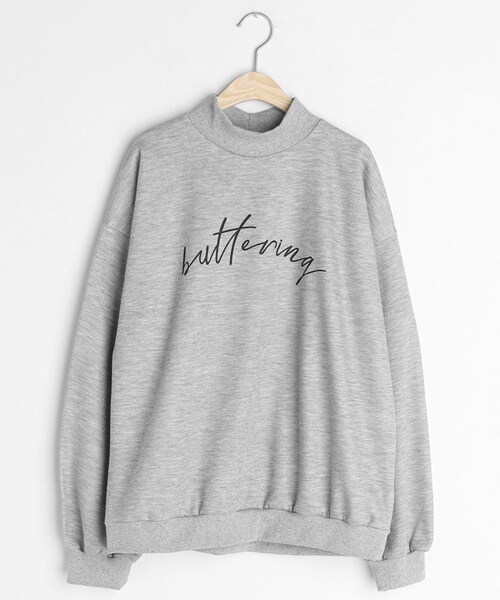 DHOLIC(ディーホリック)の「裏起毛butteringスウェット(スウェット・レディース・ブルー/ホワイト/グレー/ベージュ/グリーン/イエロー/オレンジ・FREE)」の3枚目の写真