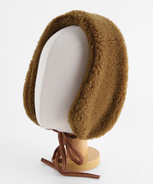 DHOLIC（ディーホリック）の「ストラップボアイヤーマフラー（イヤーマフ・レディース・ホワイト/グレー/ブラック/ピンク/ブラウン・FREE）」の4枚目の写真