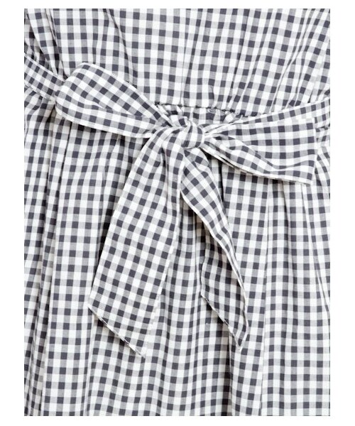 earth music&ecology（アースミュージックアンドエコロジー）の「ギンガムチェックワンピース（ワンピース・レディース・ラベンダー/サックスブルー/ブラック・L/XS）」の10枚目の写真