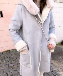 minsshop | 空ミンクムートンコート(ムートンコート)