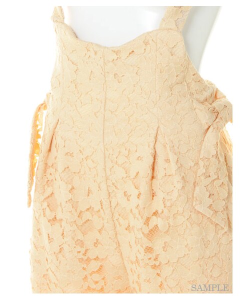 SNIDEL(スナイデル)の「サイドリボンサロペット(サロペット・レディース・YEL・0/1)」の5枚目の写真