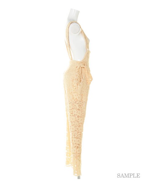 SNIDEL(スナイデル)の「サイドリボンサロペット(サロペット・レディース・YEL・0/1)」の4枚目の写真