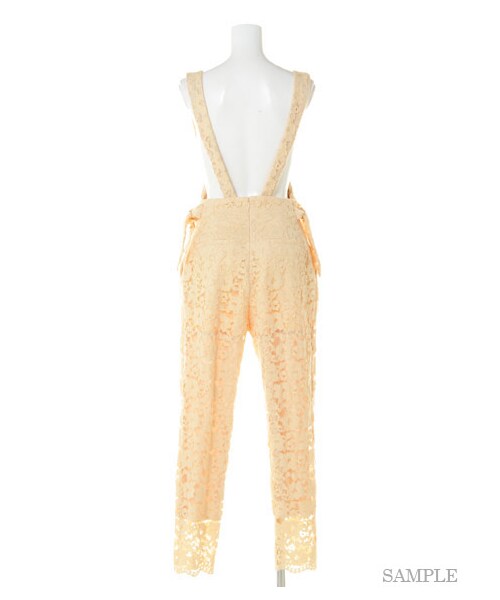 SNIDEL(スナイデル)の「サイドリボンサロペット(サロペット・レディース・YEL・0/1)」の3枚目の写真