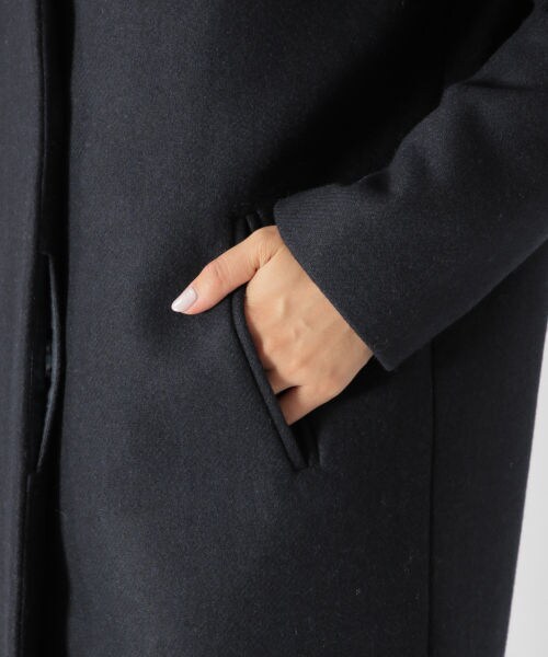 ベイフロー　ノーカラーコート　グレー BAYFLOW（ベイフロー）の「ノーカラーコート（）」 - WEAR