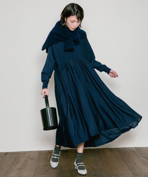 Curensology（カレンソロジー）の「ハイネックニットワンピース  