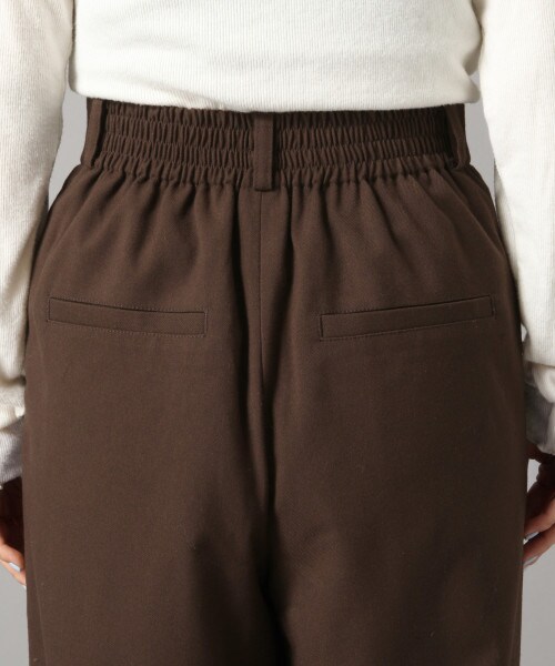 LOWRYS FARM（ローリーズファーム）の「キモウワイドパンツ（パンツ・アイボリー/グレーチェック/ブラウンチェック/ブラウン）」の15枚目の写真