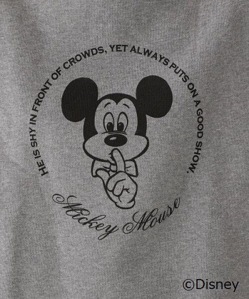 studio CLIP（スタディオクリップ）の「ミッキーマウス/スウェットプルオーバー（トップス・オフホワイト/チャコール/アイボリー）」の15枚目の写真