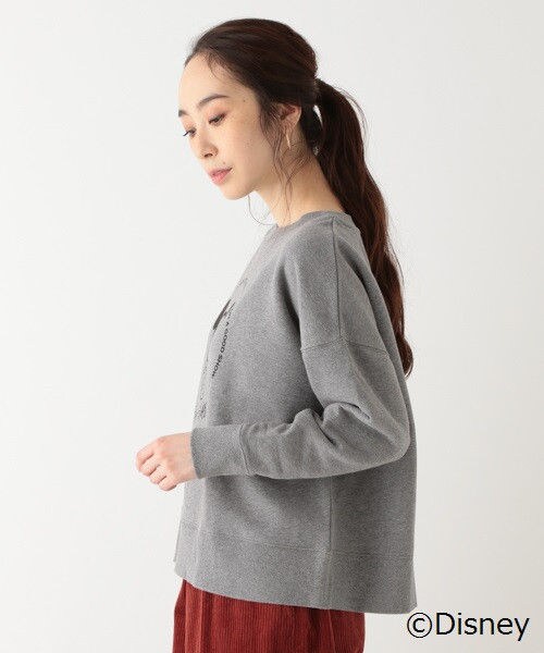 studio CLIP（スタディオクリップ）の「ミッキーマウス/スウェットプルオーバー（トップス・オフホワイト/チャコール/アイボリー）」の8枚目の写真